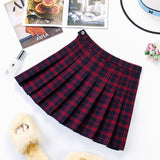 Harajuku School Girl Pleated Plaid Skirt - SD-style-shop