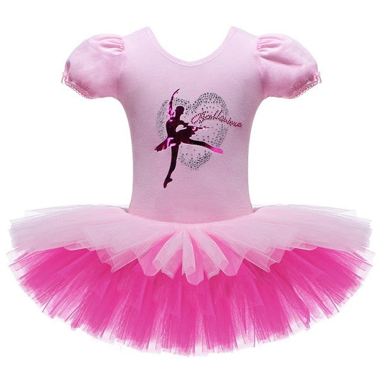 Pink Ballerina leotard with double tutu - SD-style-shop