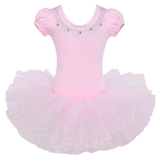 Pink Sparkle Ballet leotard with tutu - SD-style-shop