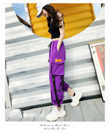 Big Pockets Cargo pants purple - SD-style-shop
