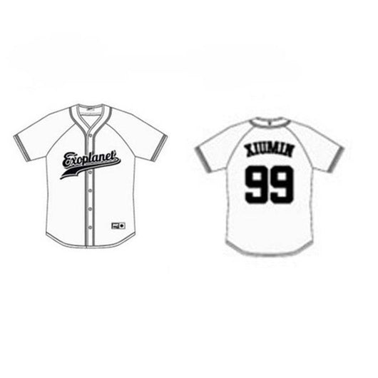 SD-style-shop Exo Planet Baseball Shirt XIUMIN / S / United Kingdom