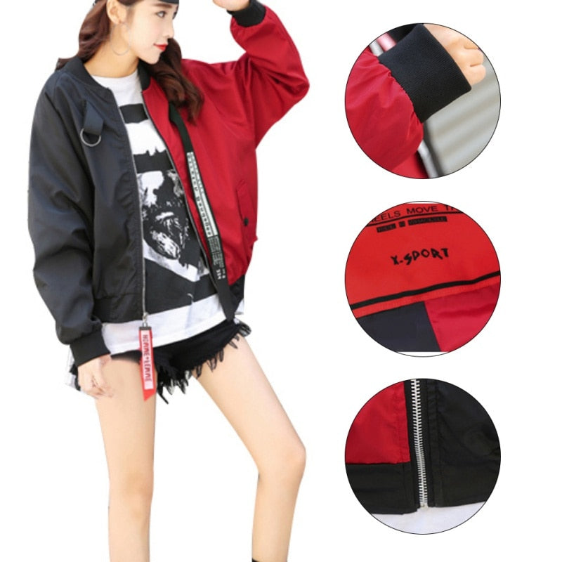 Bomber Jacket Two Color - SD-style-shop