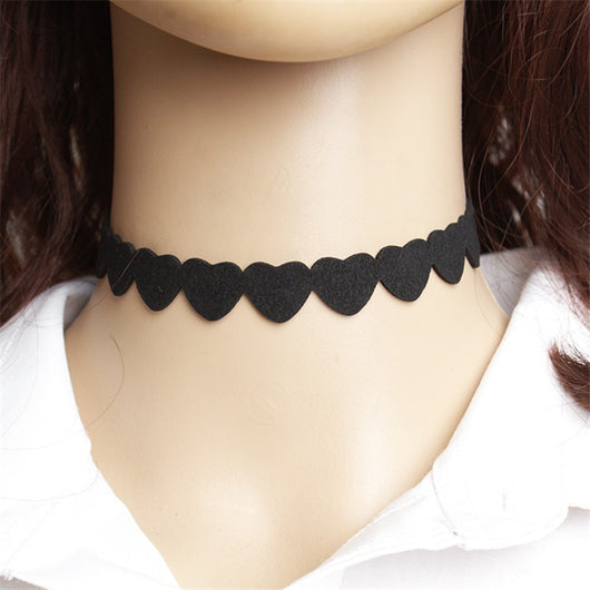 Heart choker necklace - SD-style-shop