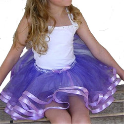 Rainbow Tutu Skirt For Girls.  Pettiskirts Princess Girl Dance Wear - SD-style-shop