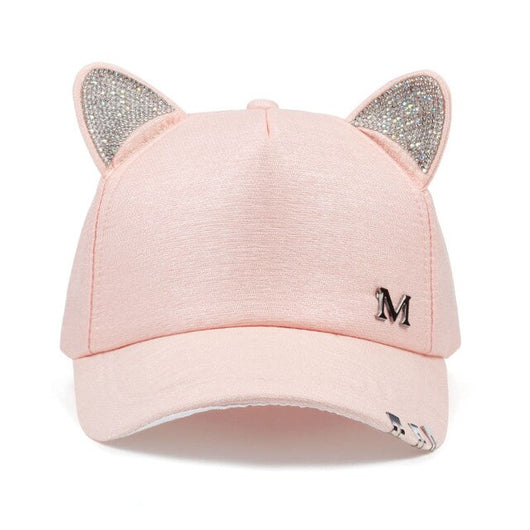 CAT EAR BASEBALL HAT