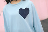 Kawaii Sweatshirt with Heart - SD-style-shop