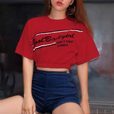 Cropped t-shirt - Cool Bad Girl - SD-style-shop