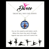 Dance Pendant Necklaces Ballerina Gymnast jewelry - SD-style-shop
