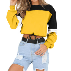 Cropped sweatshirt colorblock - SD-style-shop