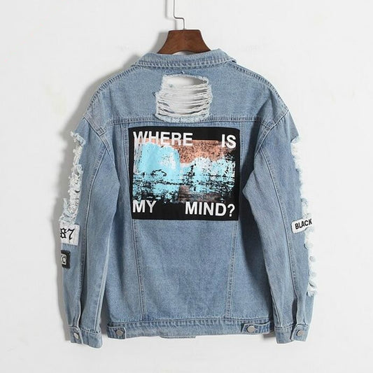 "Where is my mind"  BTS Denim Jacket - SD-style-shop