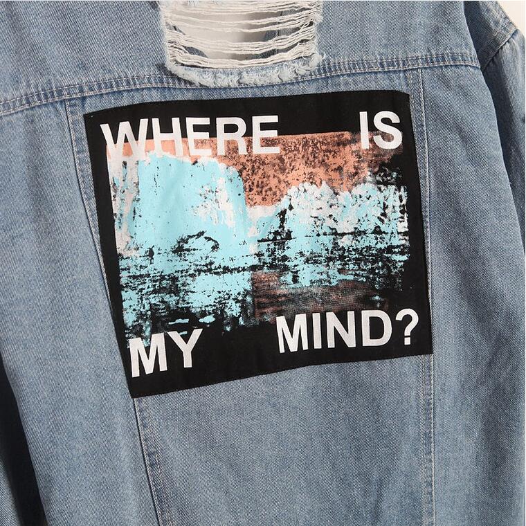 "Where is my mind"  BTS Denim Jacket - SD-style-shop