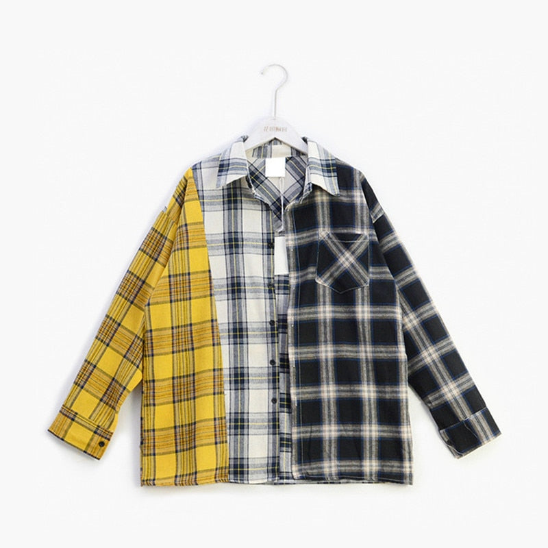 BTS 3 color Plaid Shirt - SD-style-shop
