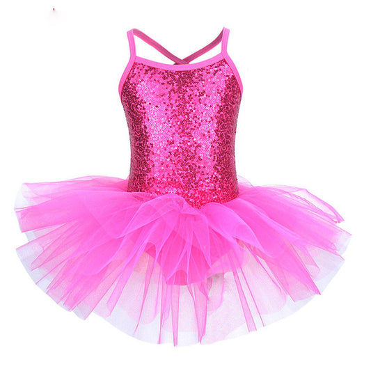 Ballet leotard with tutu and glitters. - SD-style-shop
