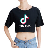 Tiktok croptop cropped tshirt - SD-style-shop