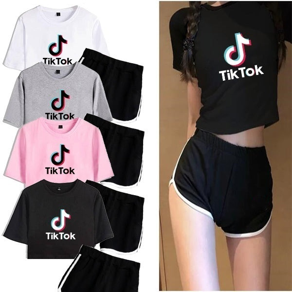 Tiktok croptop cropped tshirt - SD-style-shop