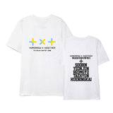 TXT Tshirt Tomorrow x Together with member names - SD-style-shop